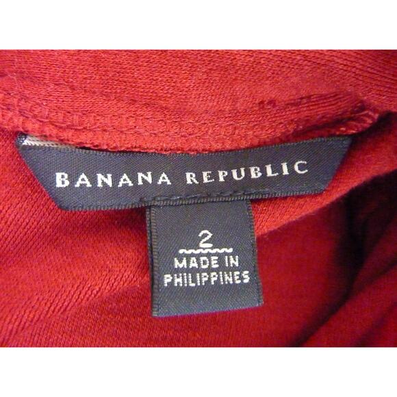 Banana Republic Red Wool Dress Size 2 - Picture 6 of 7